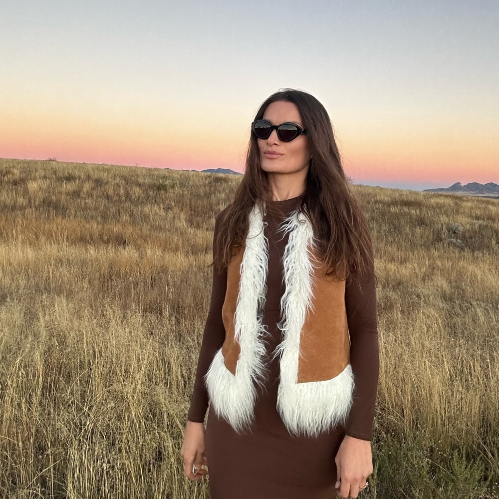 Free People suede vest